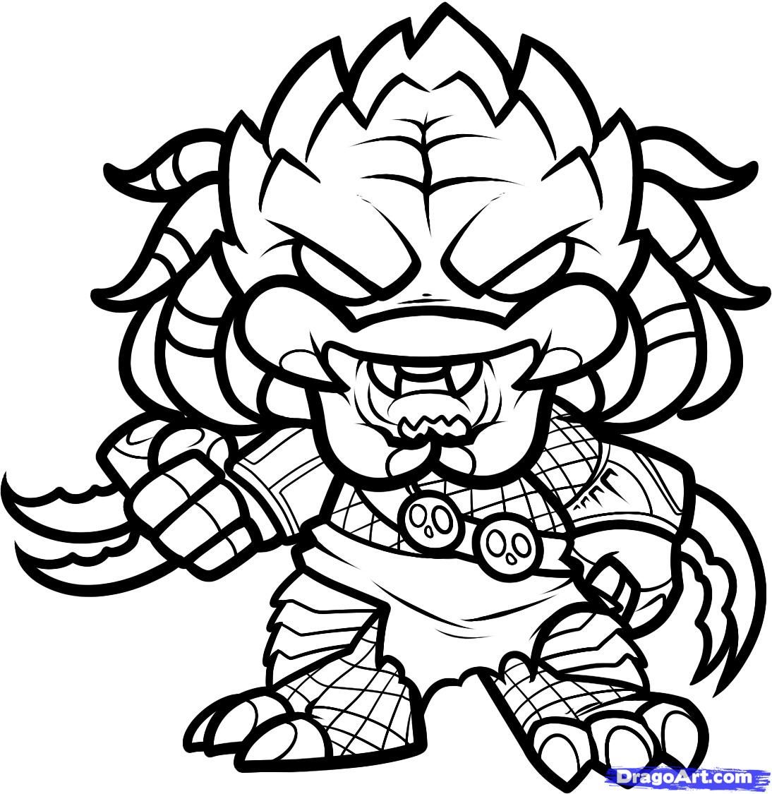 1094x1125 Avp Coloring Pages