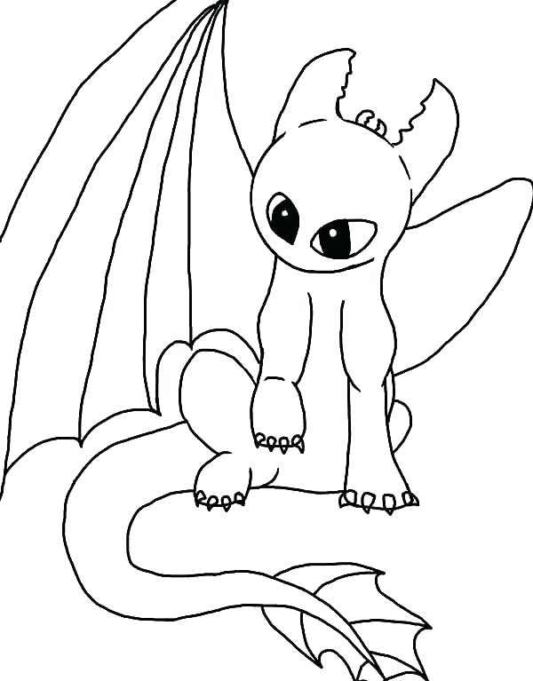 600x767 How To Train Your Dragon Coloring Page Toothless Dragon Coloring