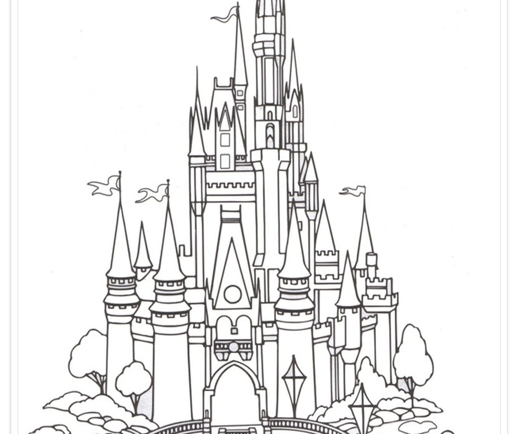 1030x864 Free Printable Castle Coloring Pages For Preschool Wonderful