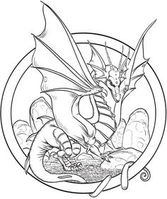 236x281 Dragon Coloring Pages Realistic Coloring Pages Dragon Coloring