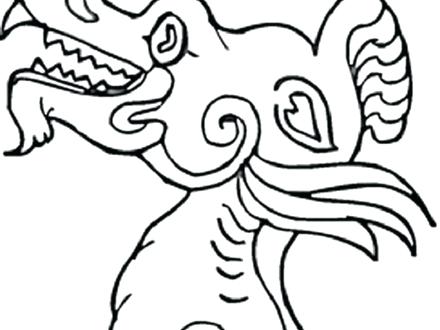440x330 Dragon Head Coloring Page Hard Coloring Pages Of Dragons