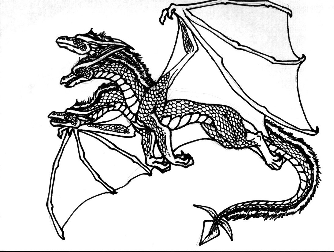 1092x826 Proven Chinese Coloring Pages Intricate Dragon Copy Endearing
