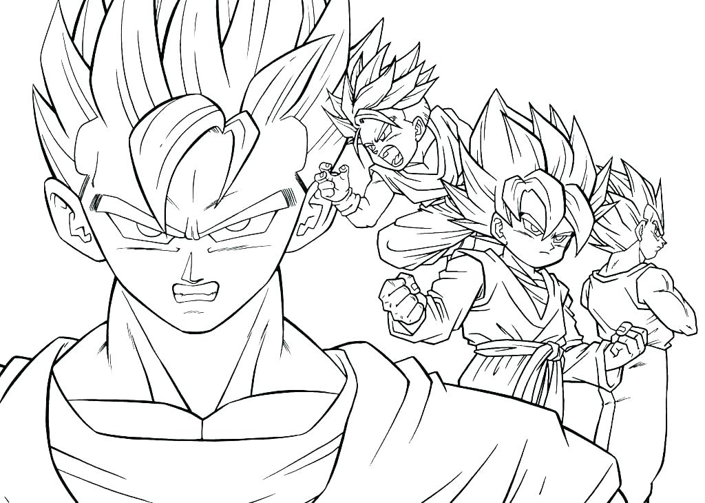 1024x730 Dragon Ball Coloring Pictures S Dragon Ball Z Coloring Pages Goku