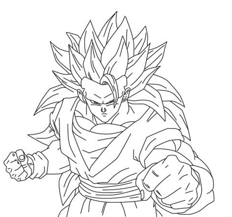 949x888 Dragon Ball Z Coloring Pages