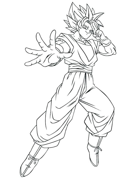 583x755 Dragon Ball Z Kai Coloring Pages Dragon Ball Gt Coloring Pages