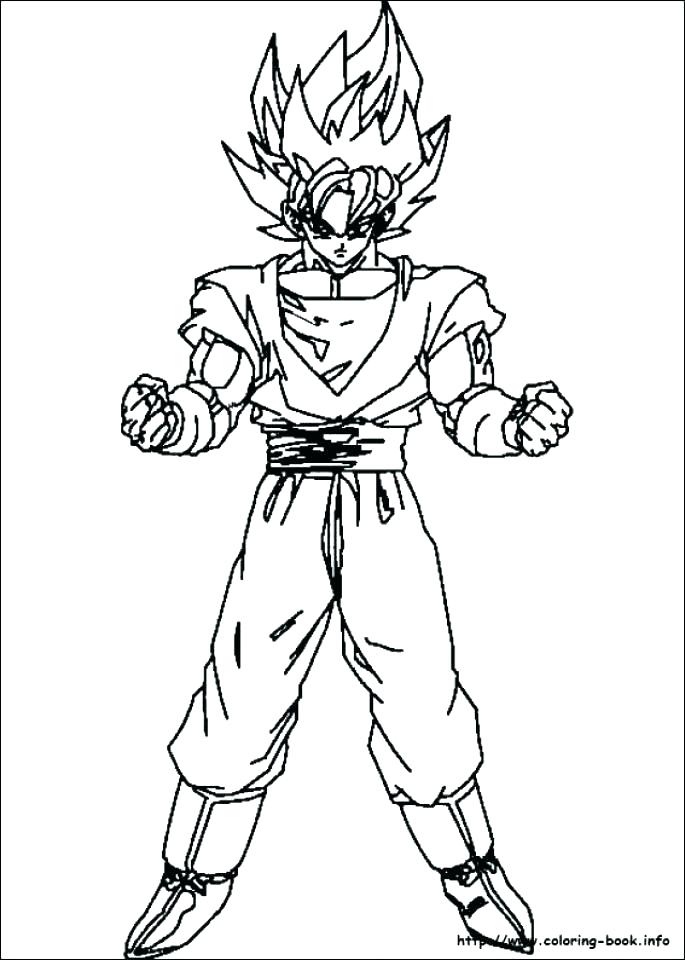 685x960 Dragon Ball Gt Coloring Pages Or Z Colouring Medium Size