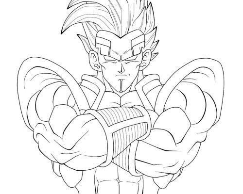 500x400 Dragon Ball Gt Coloring Pages Dragon Ball Gt Coloring