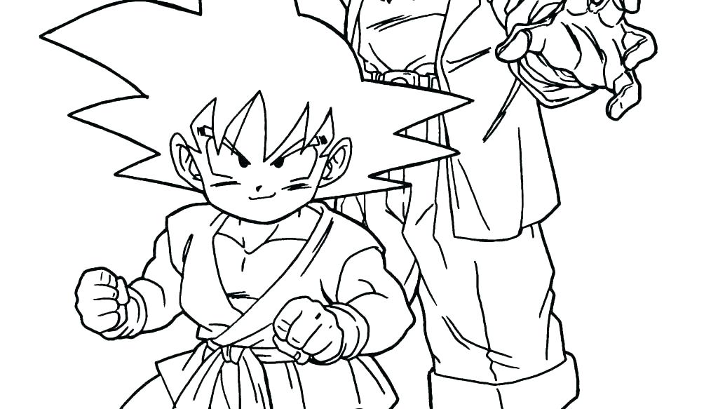 1024x583 Goku Coloring Pages Printable Dragon Ball Gt Super Coloring