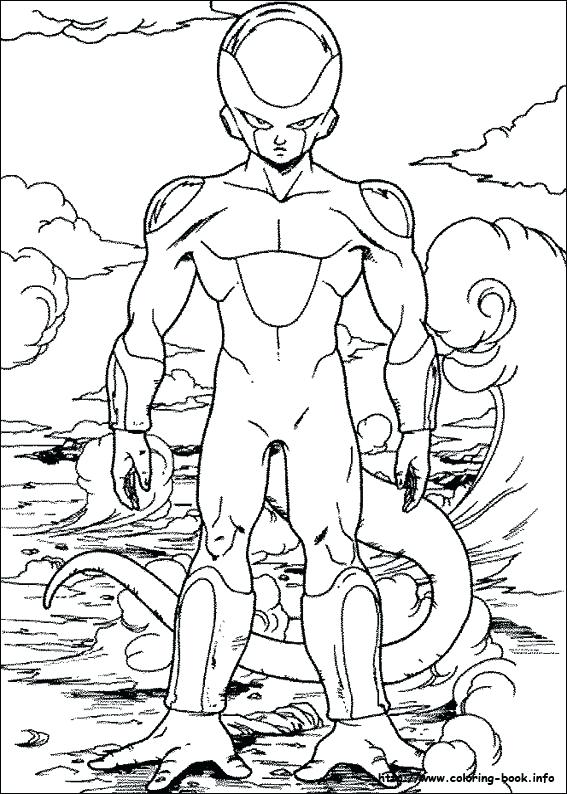 567x794 Dragon Ball Z Coloring Picture Pictures Printable Murs