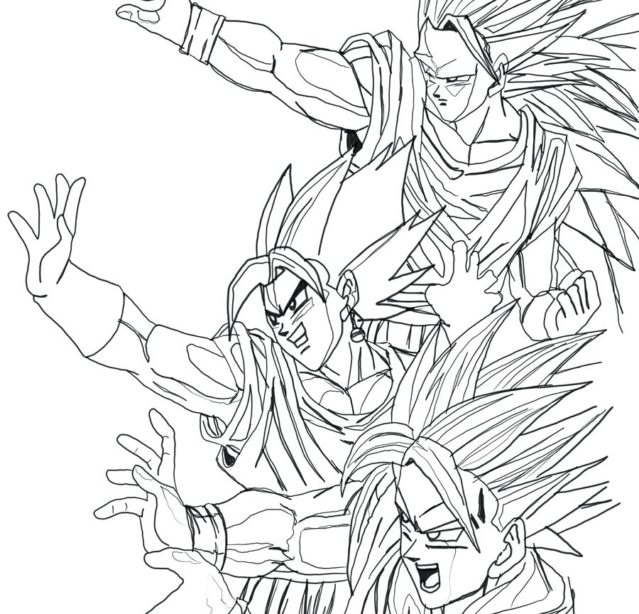 900x864 Goten Coloring Pages Color Pages Luxury Coloring Pages Dragon Ball