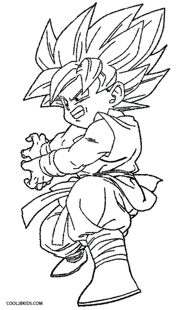 600x1020 Printable Dragon Ball Z Coloring Pages Printable Coloring Pages