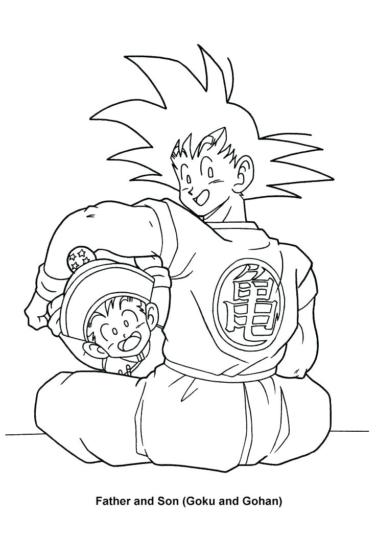 736x1051 Surprising Dragon Ball Z Color Pages Z Coloring Pages Dragon Ball