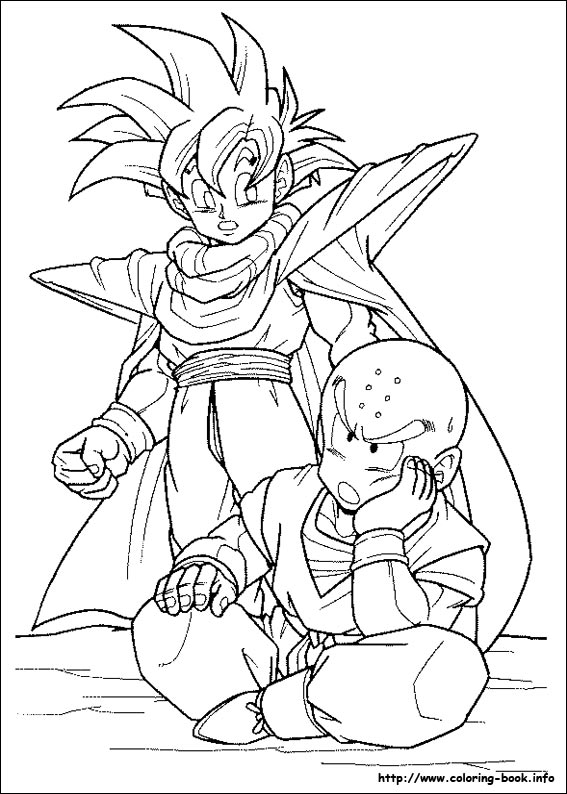 567x794 Dragon Ball Z Coloring Pages On Coloring
