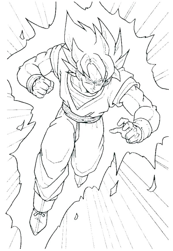 600x869 Z Coloring Pages Kid Coloring Pages Dragon Ball Z Z Coloring Pages