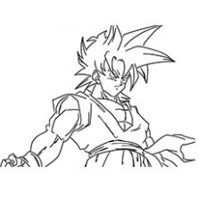 223x223 Dragon Ball Z Coloring Pages Goku Super Saiyan Best Of Just