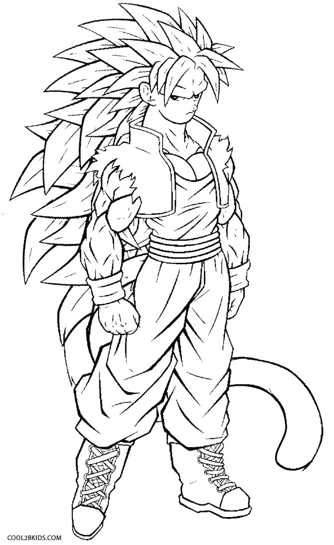 670x1091 Dragon Ball Z Coloring Pages Goku Super Saiyan Printable