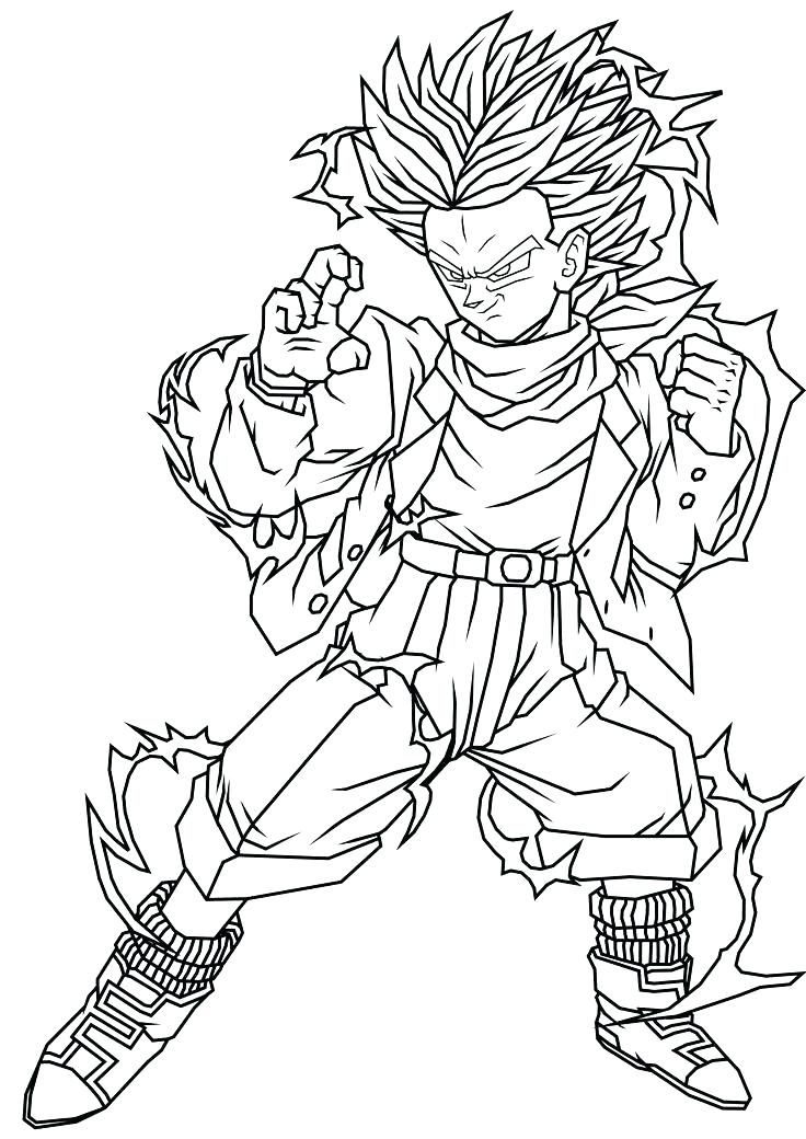 736x1040 Dragon Ball Z Goku Super Saiyan Coloring Pages Dragon Ball Z