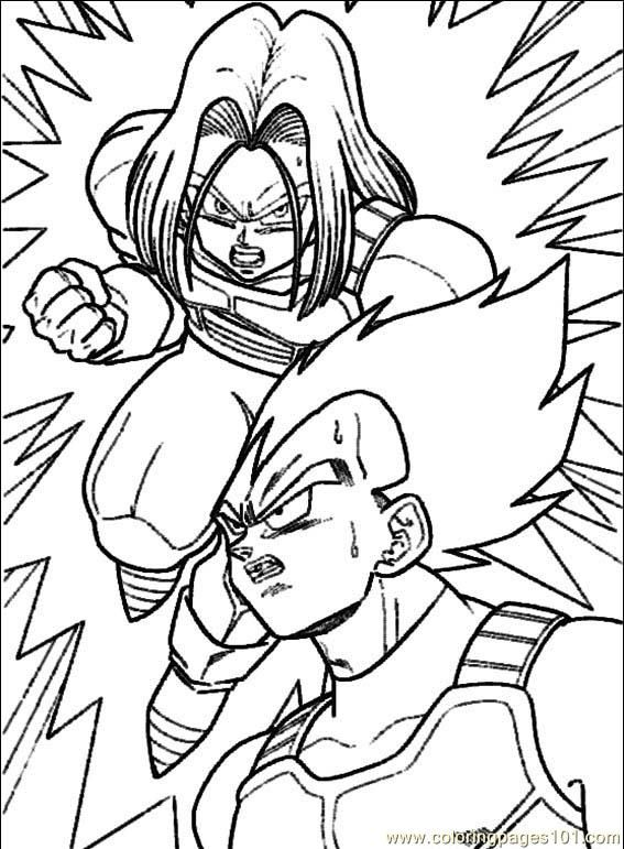 567x771 Dragon Ball Z Coloring Pages Dragon Ball Z Dibujos