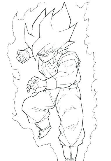 381x550 Goku Coloring Sheets Ball Z Coloring Pages Super Goku Super