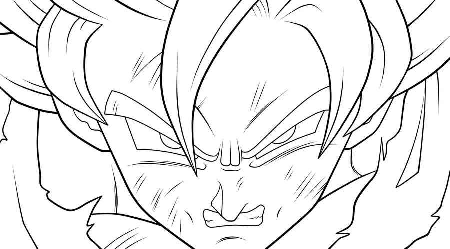 900x498 Dragon Ball Z Coloring Pages Dragon Ball Z Goku Super Saiyan