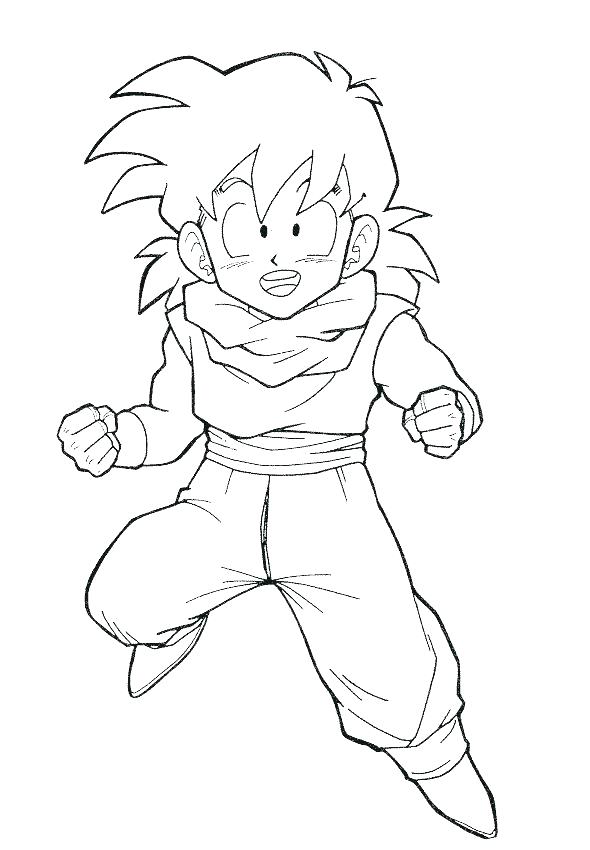 590x850 Super Coloring Pages Dragon Ball Z Charming Coloring Dragon Goku
