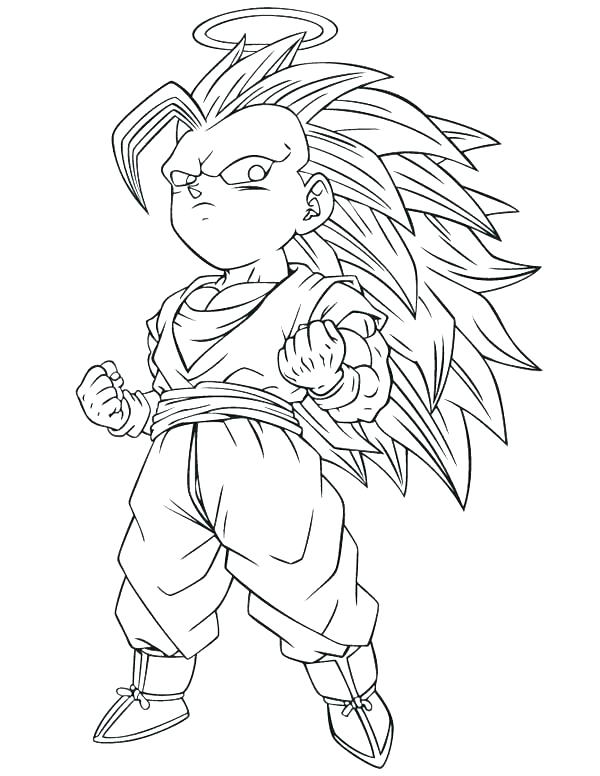 Dragon Ball Z Goku Super Saiyan Coloring Pages at GetDrawings | Free ...