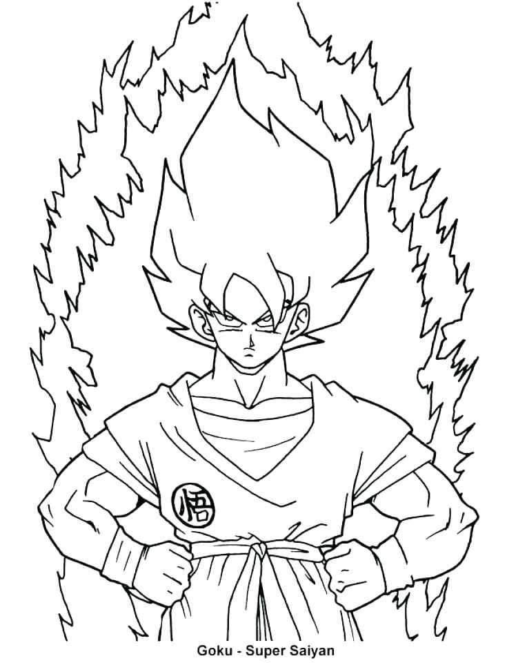735x960 Dragon Ball Z Coloring Sheet Dragon Ball Z Ring Pages To Print