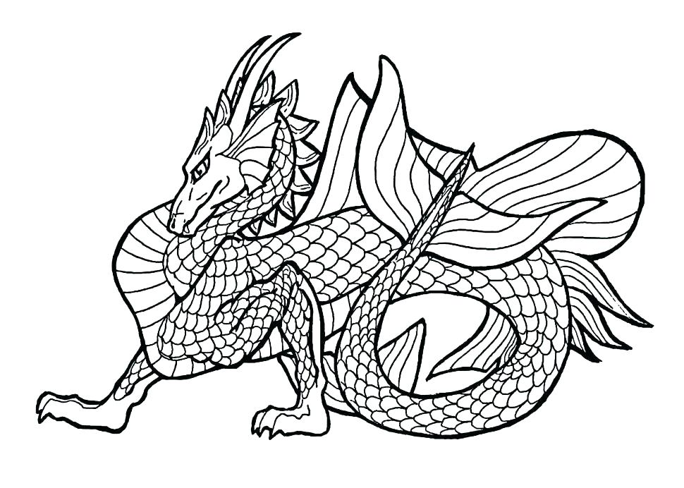 970x692 Dragon Coloring Pages Real Dragon Coloring Pages Pictures Dragon