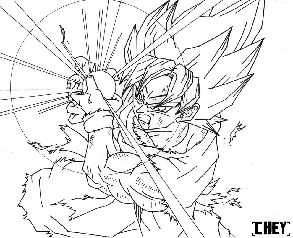 991x806 Dragon Ball Z Coloring Pages Super Saiyan Free Coloring