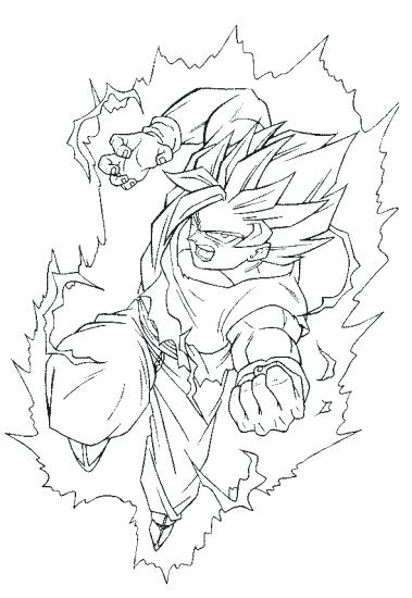 379x550 Goten Coloring Pages Dragon Ball Z Coloring Pages Super Goten