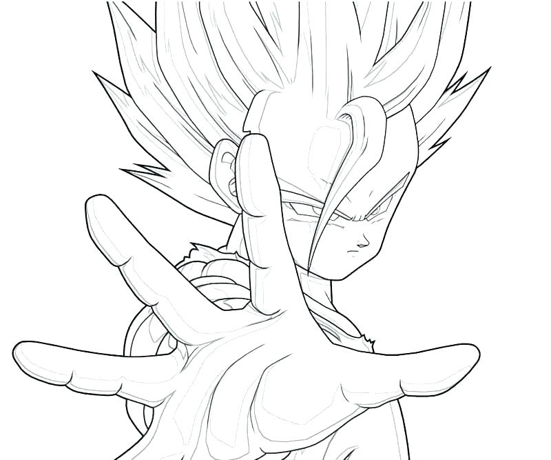 800x667 Super Saiyan Coloring Pages Super Coloring Pages Goten Super