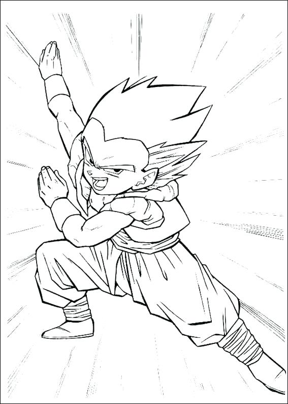 567x794 Dragon Ball Z Coloring Pages For Kids All Your Favorite Cartoon