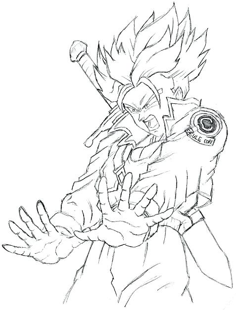 477x627 Dragon Ball Z Coloring Page Coloring Pages Medium Size Of Ball Z