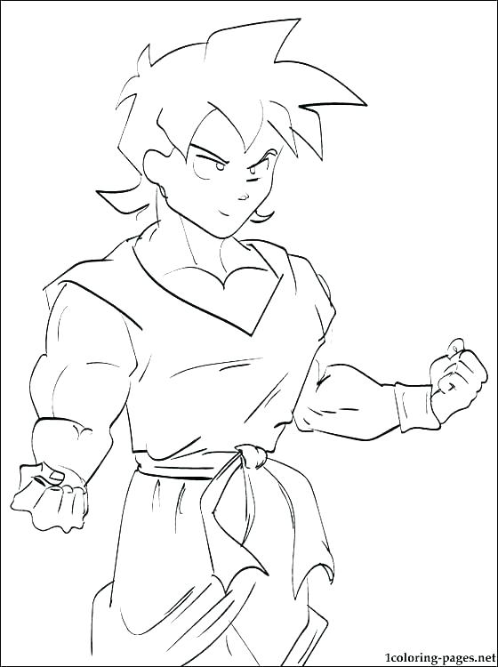 560x750 Dragon Ball Z Coloring Pages Goku Super Saiyan Dragon Ball Gt