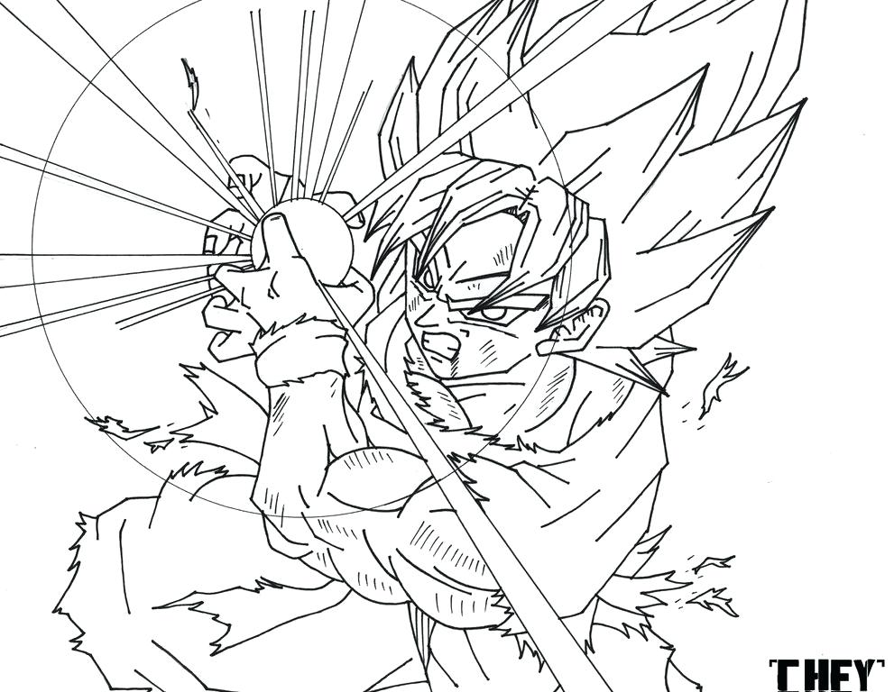 991x768 Dragon Ball Z Trunks Coloring Pages Free Cartoon Printable Dragon