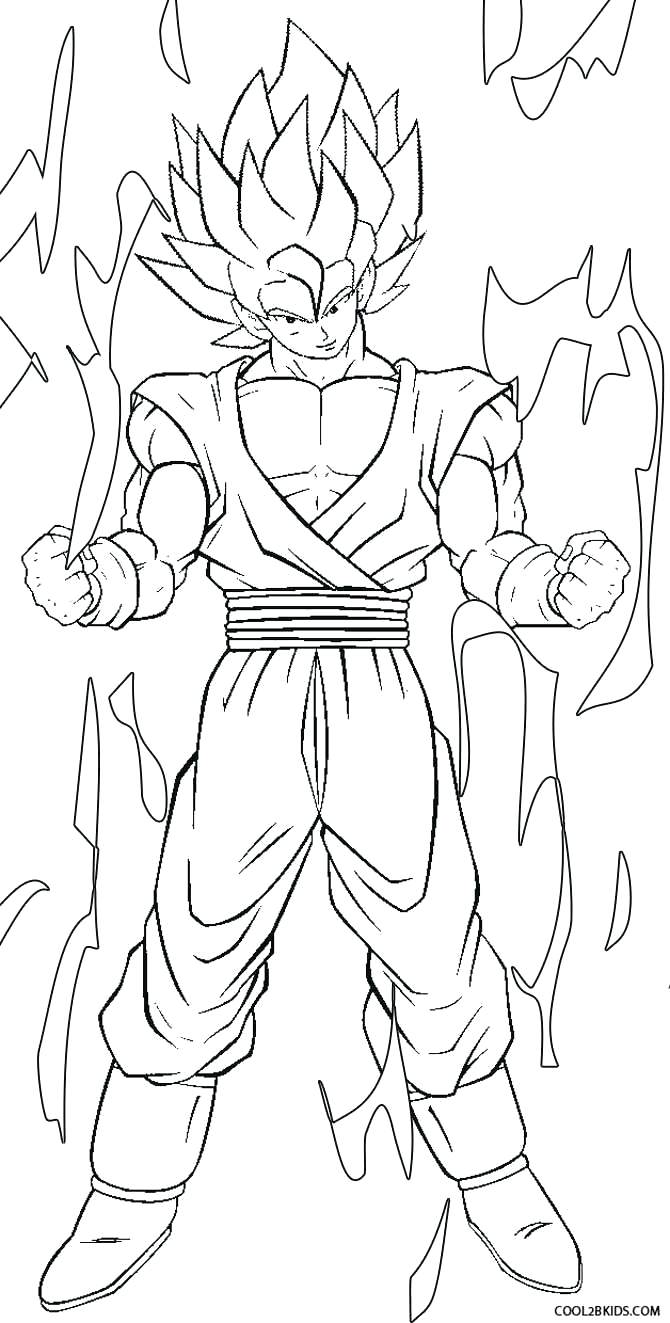 670x1323 Coloring Pages Dbz Coloring Pages Dragon Ball Z Trunks Via Page