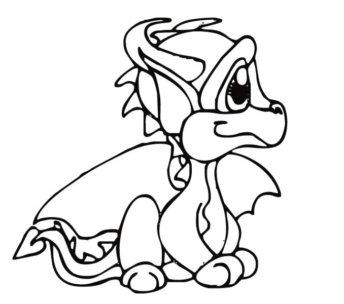 678x600 Cute Dragon Coloring Pages Cartoon Dragon Coloring Pages Cute