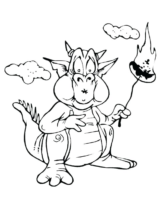 671x834 Baby Dragon Coloring Pages Funny Dragon Coloring Pages Dragon