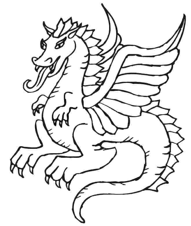 660x779 Coloring Pages For Adults Dragon Coloring Pages For Adults Free