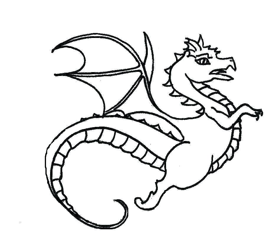 912x812 Chinese New Year Dragon Coloring Page Coloring Pages For Kids