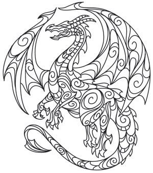 Dragon Coloring Pages Pdf