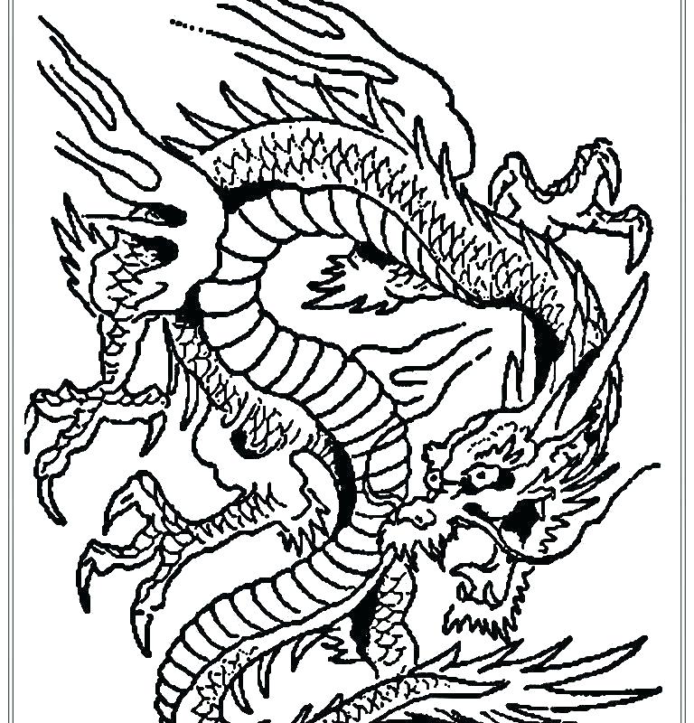 768x800 Dragon Art Coloring Pages Dragon Color Pages Fresh Coloring Page