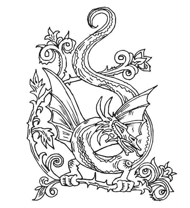 660x724 Ideas Of Printable Dragon Mandala Coloring Pages With Sheets