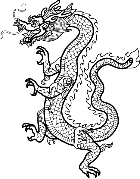 465x594 Free Printable Dragon Mandala Coloring Page