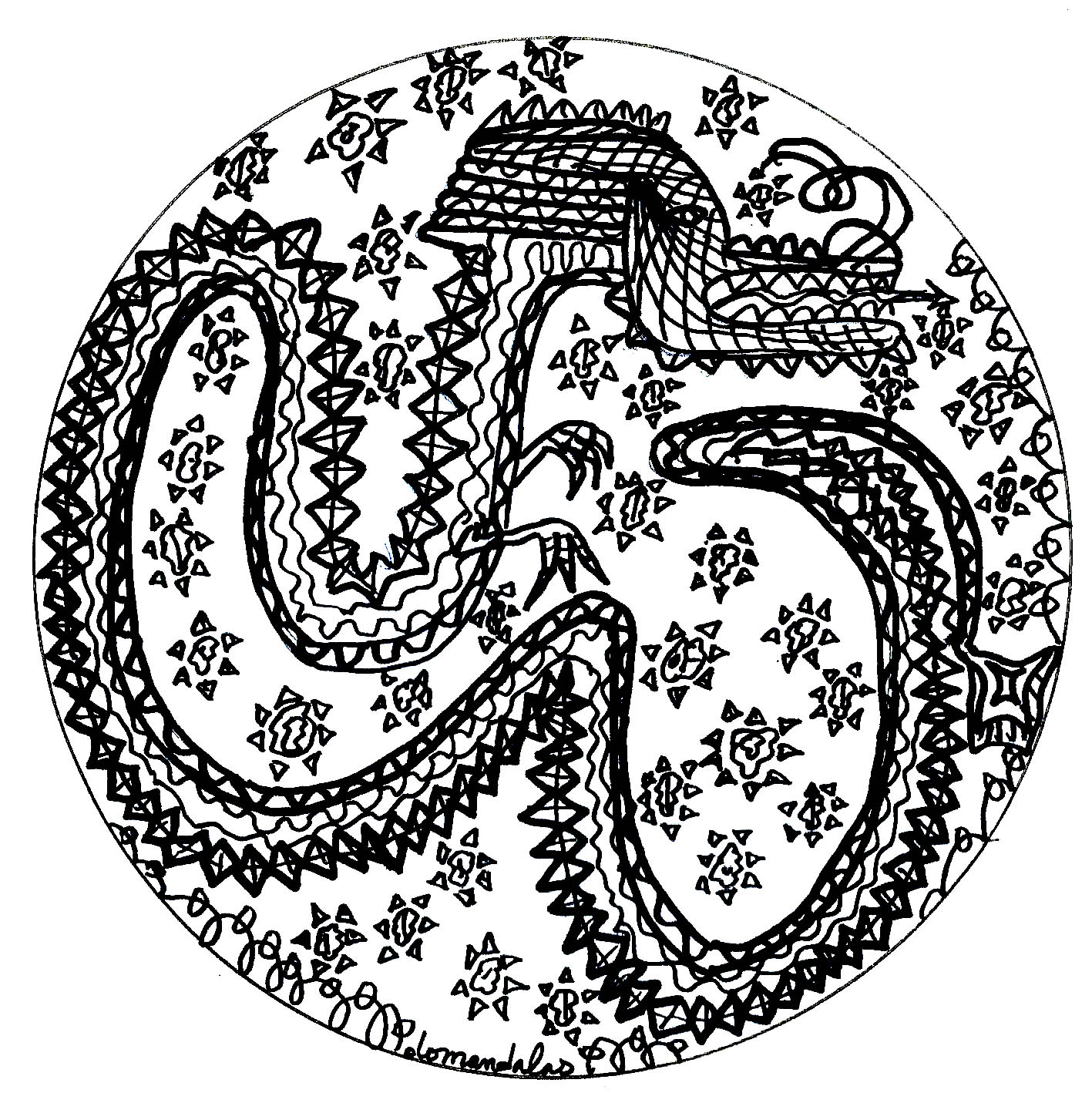 1417x1418 Chinese Mandala Dragon