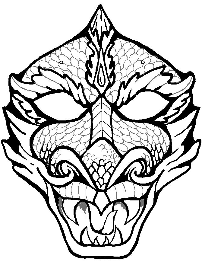 670x868 Dragon Face Coloring Page Coloring Pics Dragon