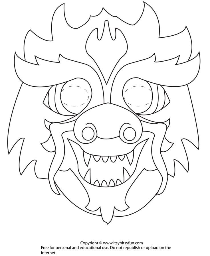736x898 Dragon Mask