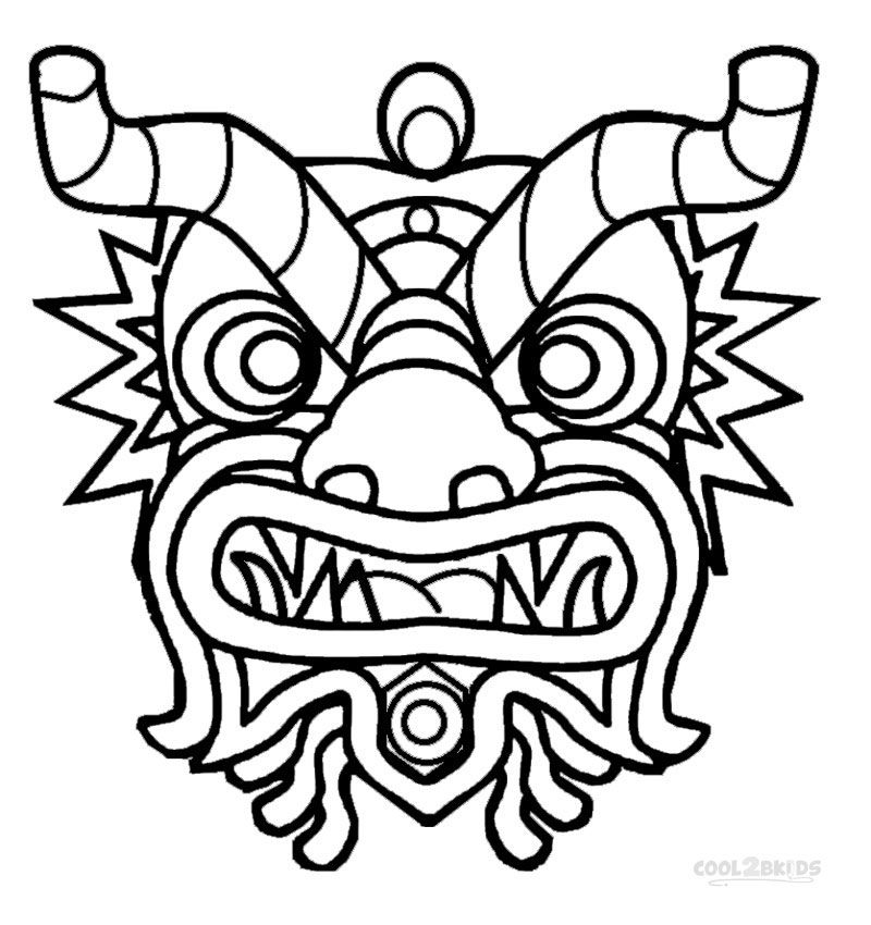 800x850 Printable Chinese New Year Coloring Pages For Kids