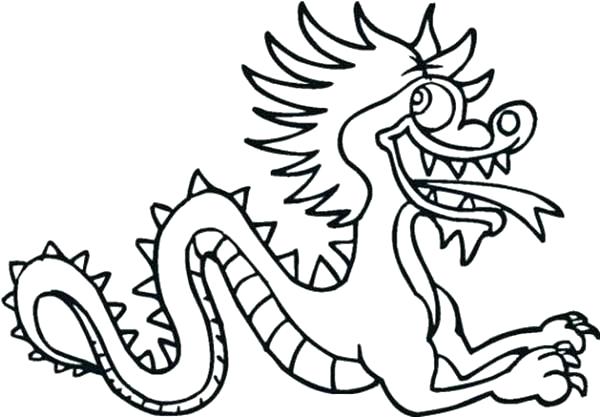 600x417 Chinese Dragon Coloring New Year Dragon Coloring Page Dragons