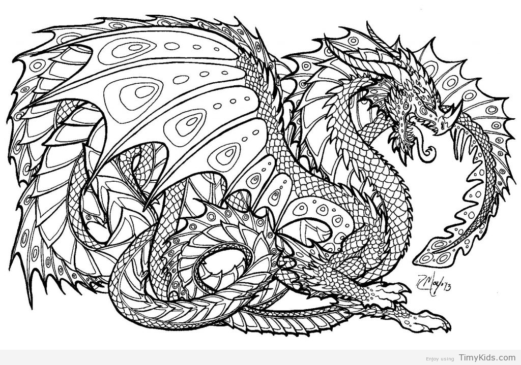 1024x719 Dragons Coloring Pages Enchanting Dragons Coloring Pages